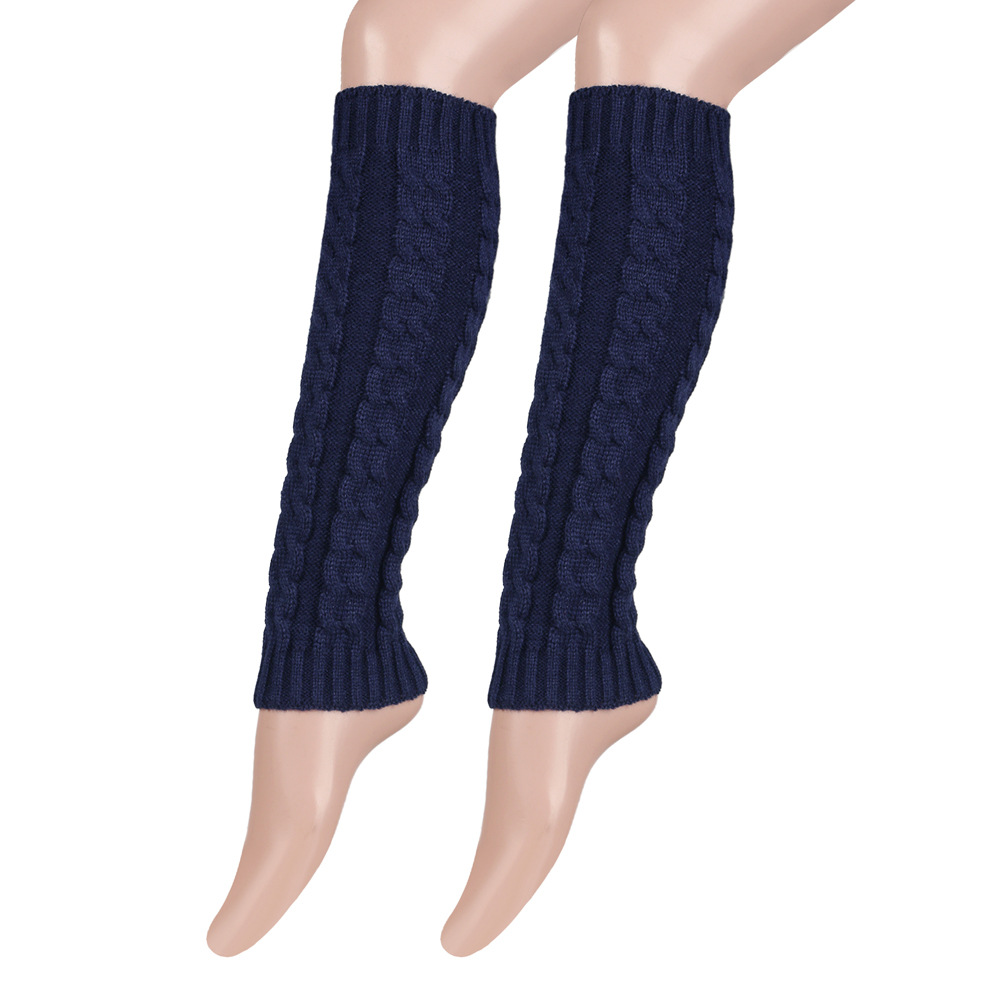 Knit Leg Warmers Warm Boot Socks for Women Cozy Leggings Knee High Thermal Socks